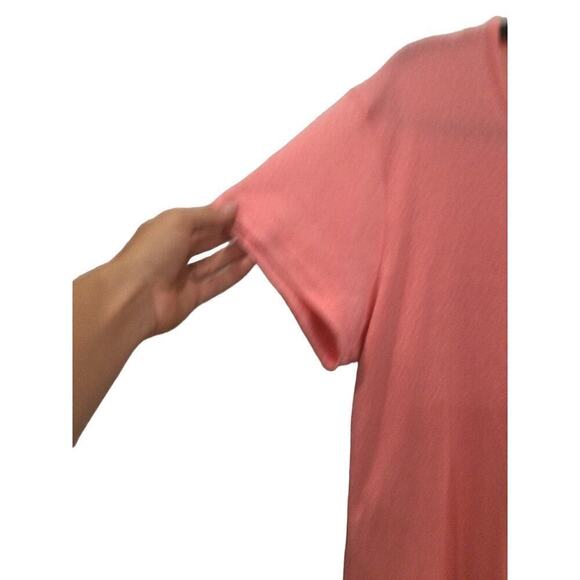 Fresh produce shirt womens XL pink stretchy metallic beachy lightweight barbie - Picture 4 of 9